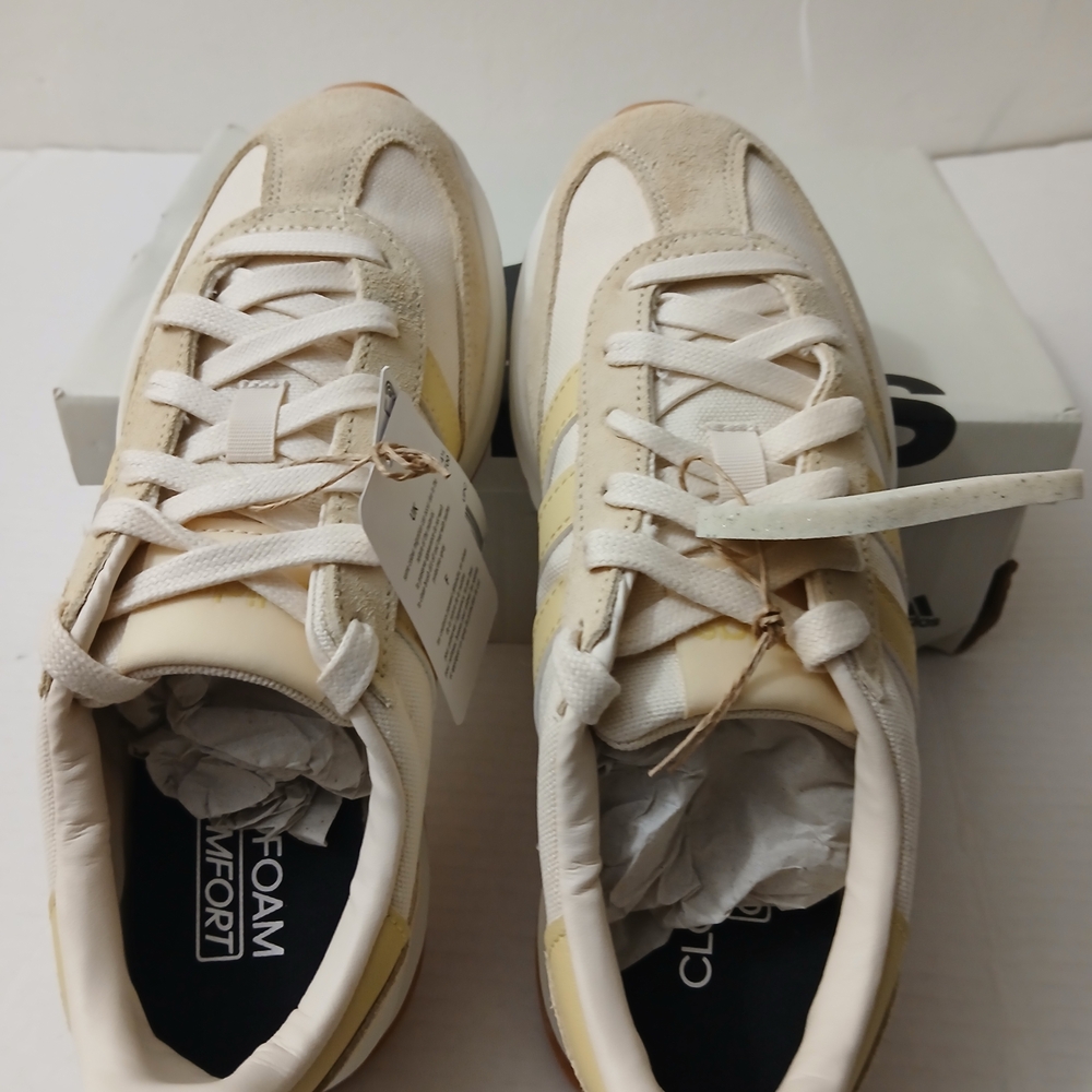 Adidas Women's Cream Sneakers Size 6 New $55 - Picture 8 of 13